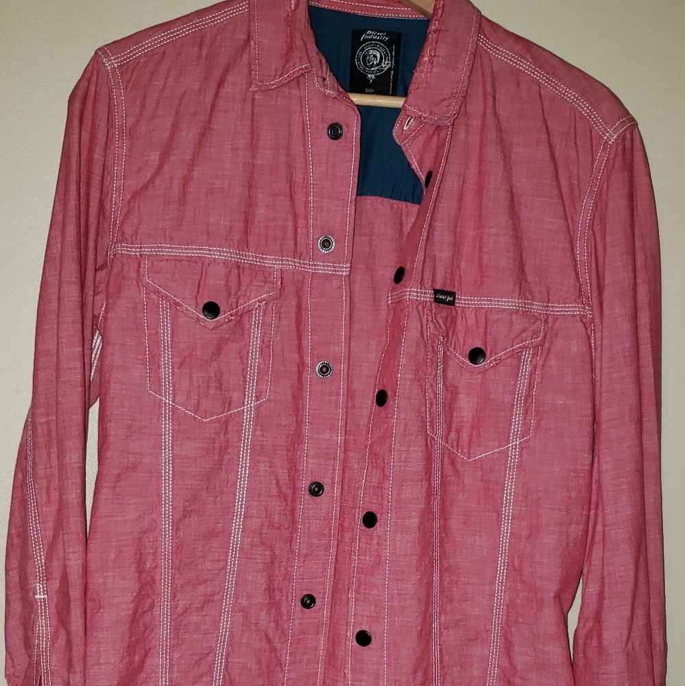 Diesel button down casual shirt